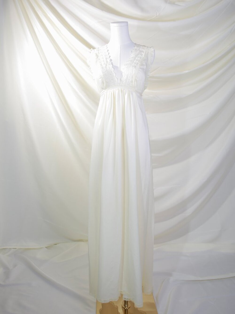 Christian Dior Nightgown White in Butter / Cream